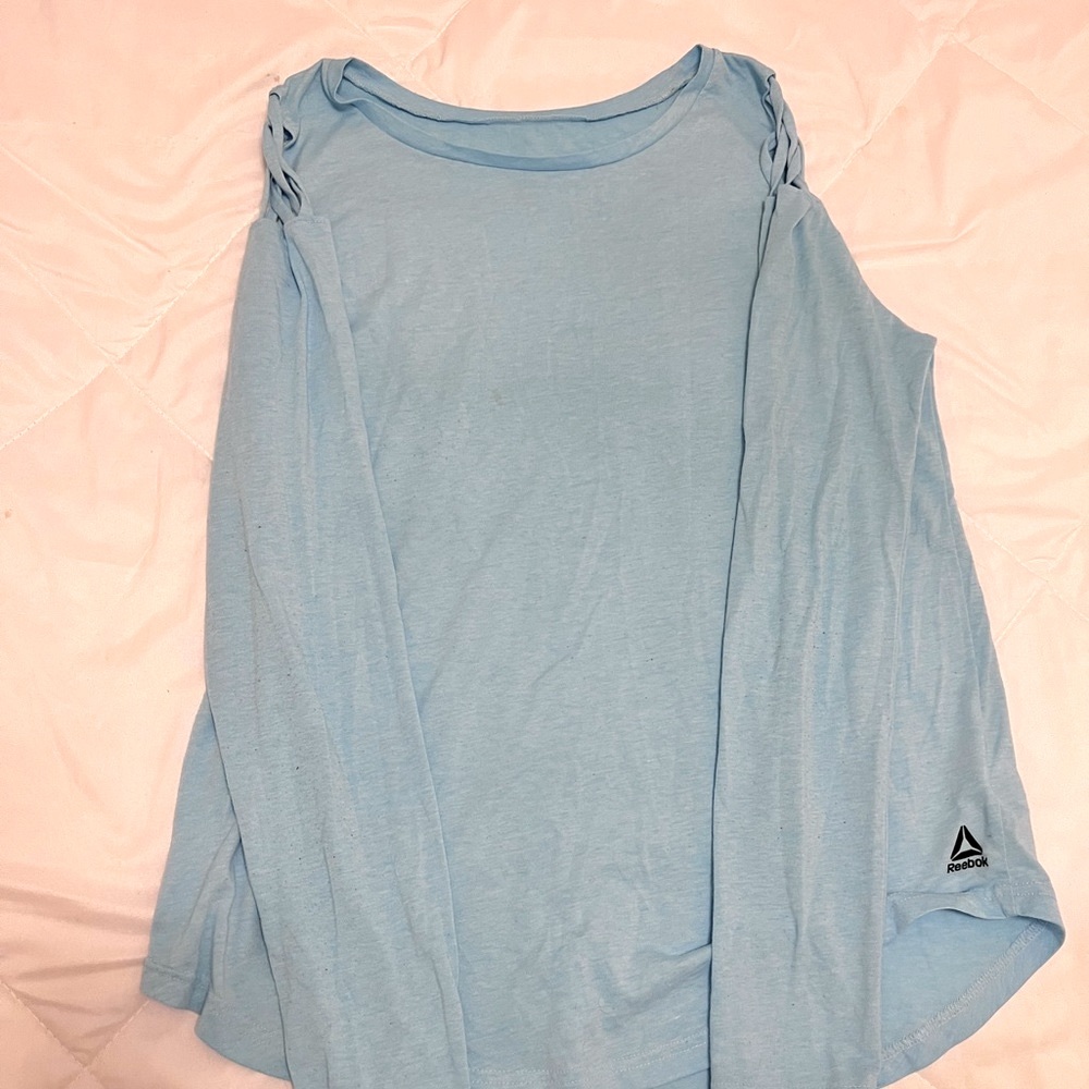 Reebok cut-out shoulder long sleeve